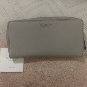 Kate Space New York grey wallet